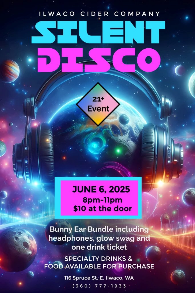 Silent Disco Party at Ilwaco Cider Company