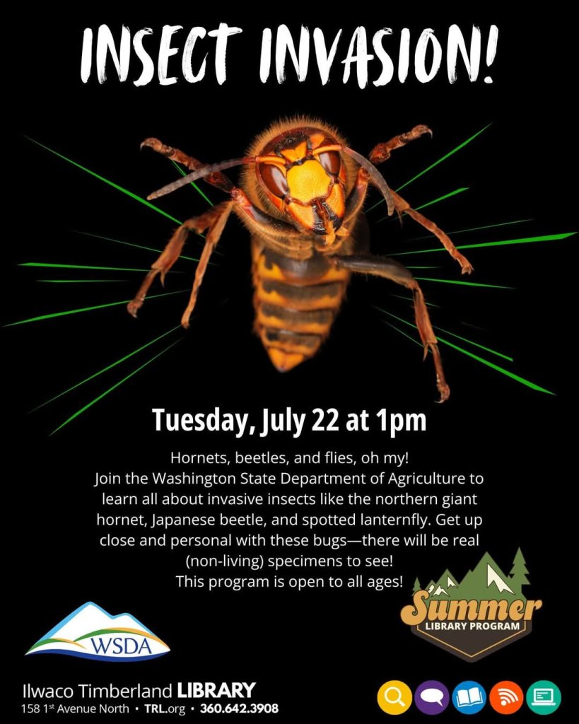 Insect Invasion! with the WA State Department of Agriculture