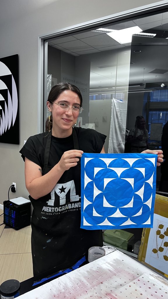 Screenprinting With Hand-Cut Stencils on Bandanas W/Natalie Woodlock