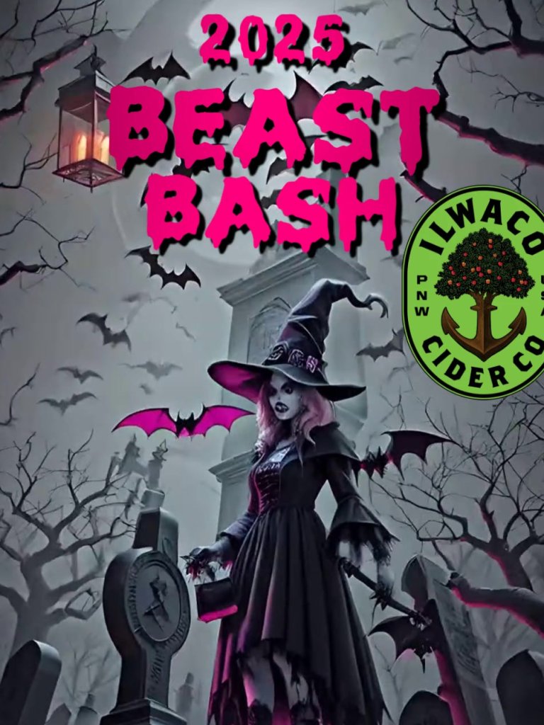 Beast Bash Halloween Party at Ilwaco Cider Co (Ticketed 21+ Event)
