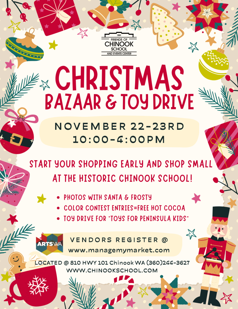 Chinook School-Christmas Bazaar & Toy Drive