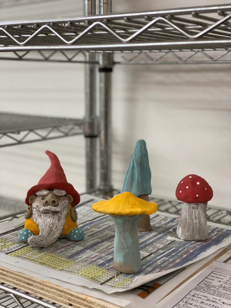 Matching Gnomes Clay Date