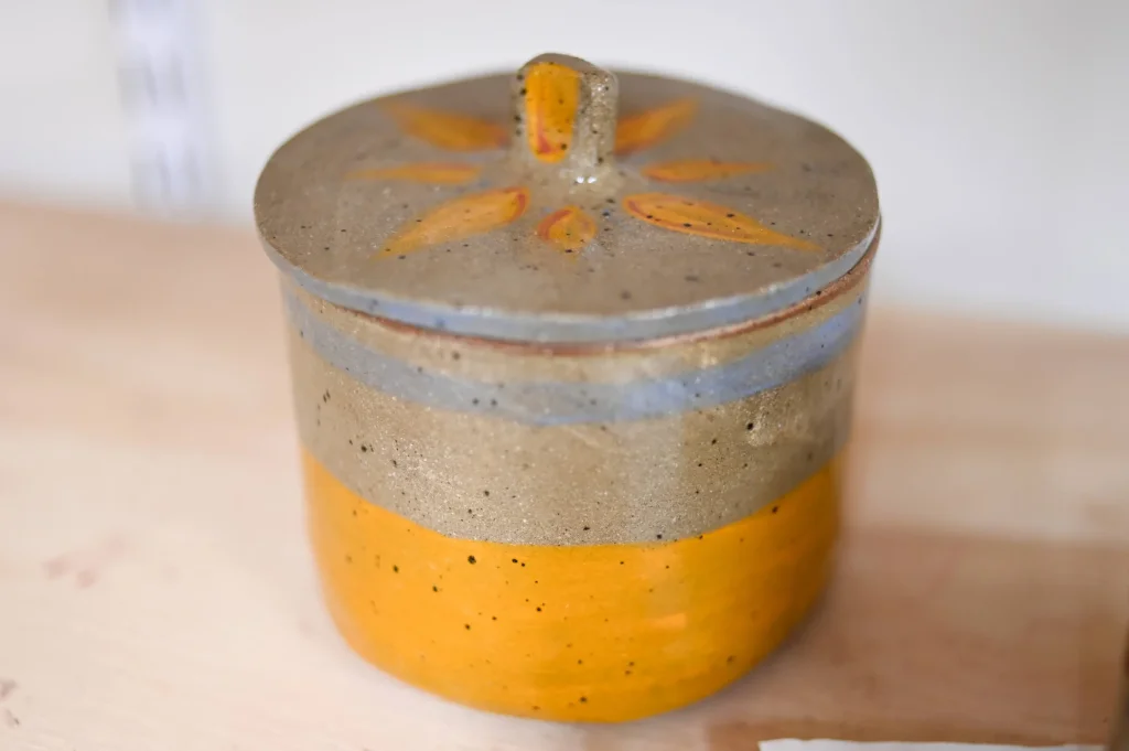 Small Lidded Jars Clay Play