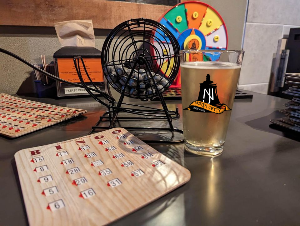 Beer Bingo with sponsor Ilwaco Cider Co.