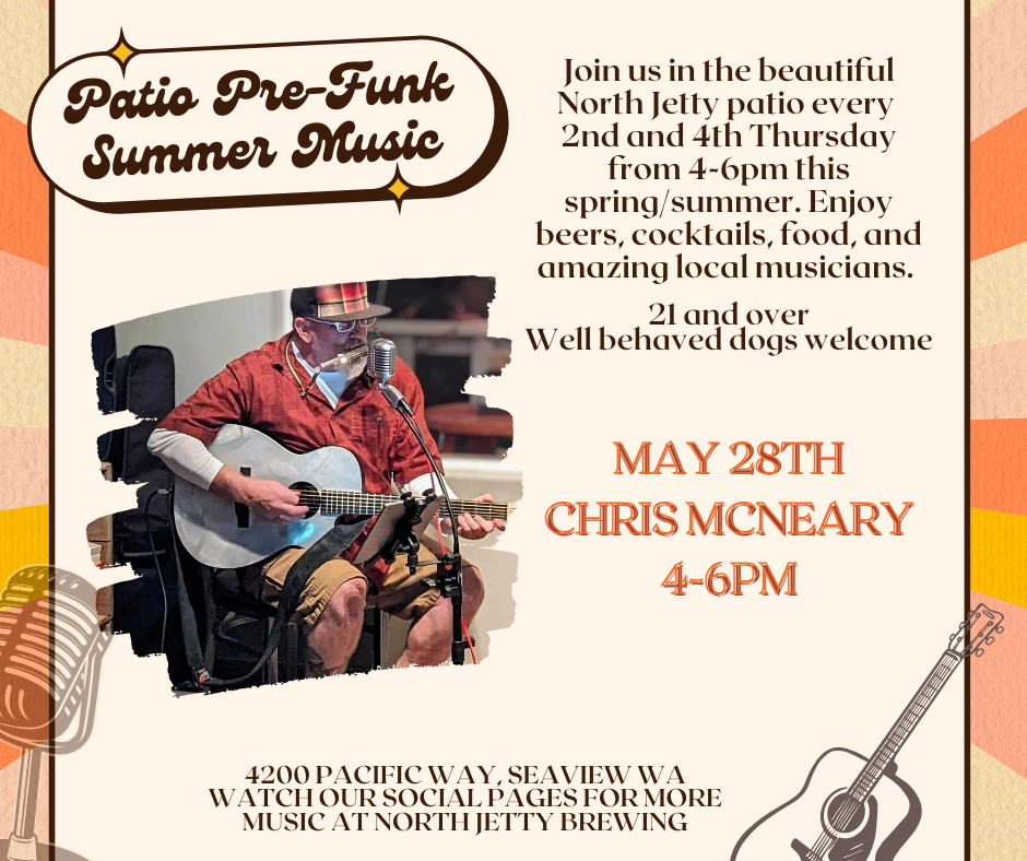 Patio Pre-Funk Music Series: Chris McNeary 4-6pm