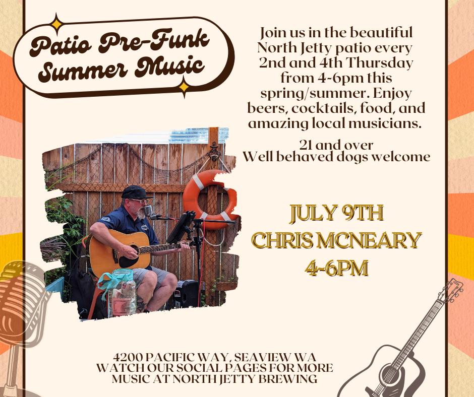 Patio Pre-Funk Music Series: Chris McNeary 4-6pm