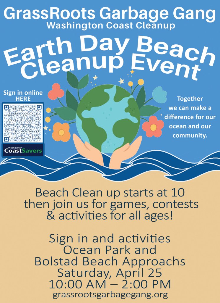 GrassRoots Garbage Gang - Washington Coast Cleanup