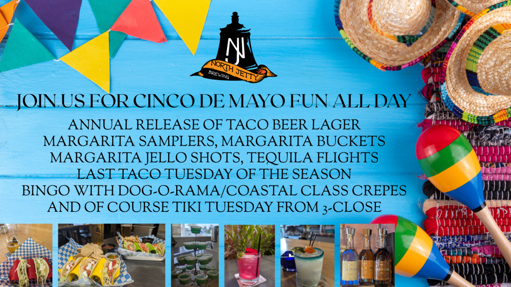 Cinco De Mayo Celebration and Beer Bingo with Dog O Rama and Coastal Class Crepes