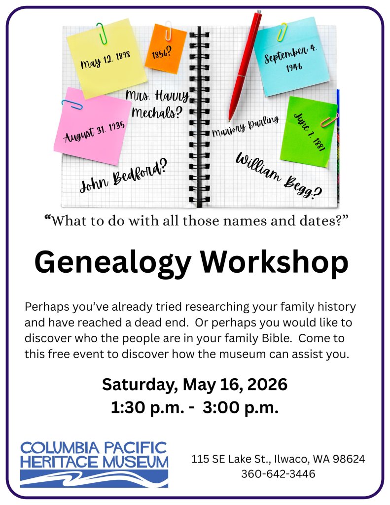 Genealogy Workshop
