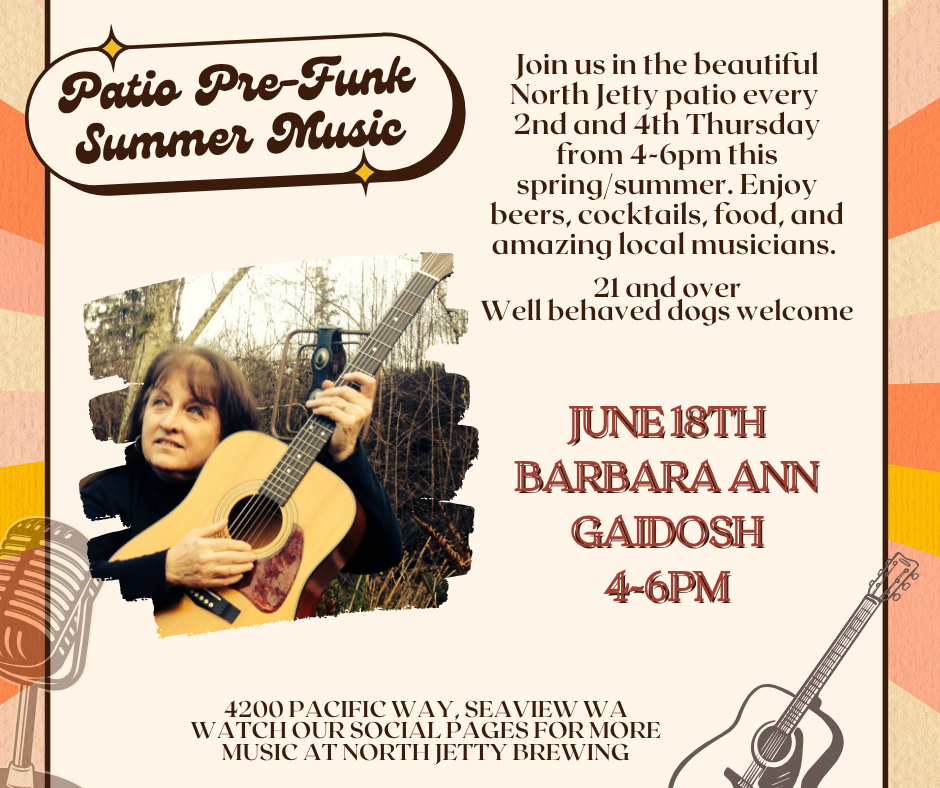 Live Music Barbara Ann Gaidosh- Patio Pre-Funk Series