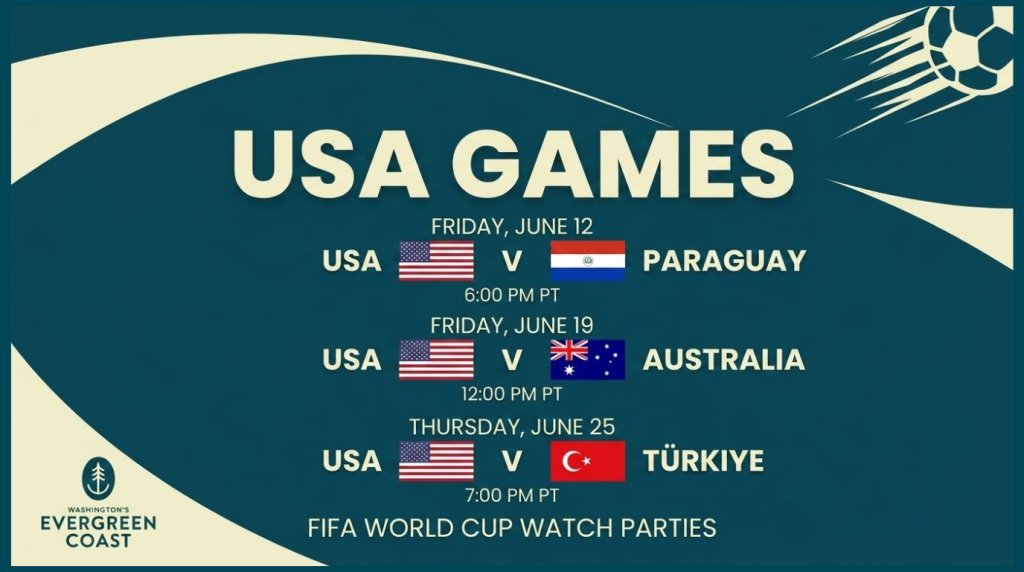 Where to Watch the World Cup on Washington’s Evergreen Coast Where to Watch the World Cup on Washington’s Evergreen Coast