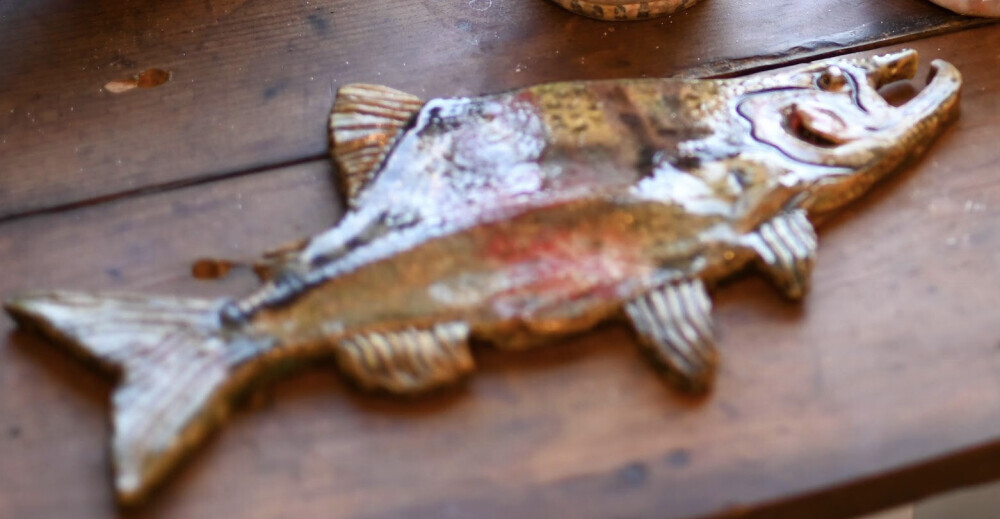 Wall Fish Clay Play