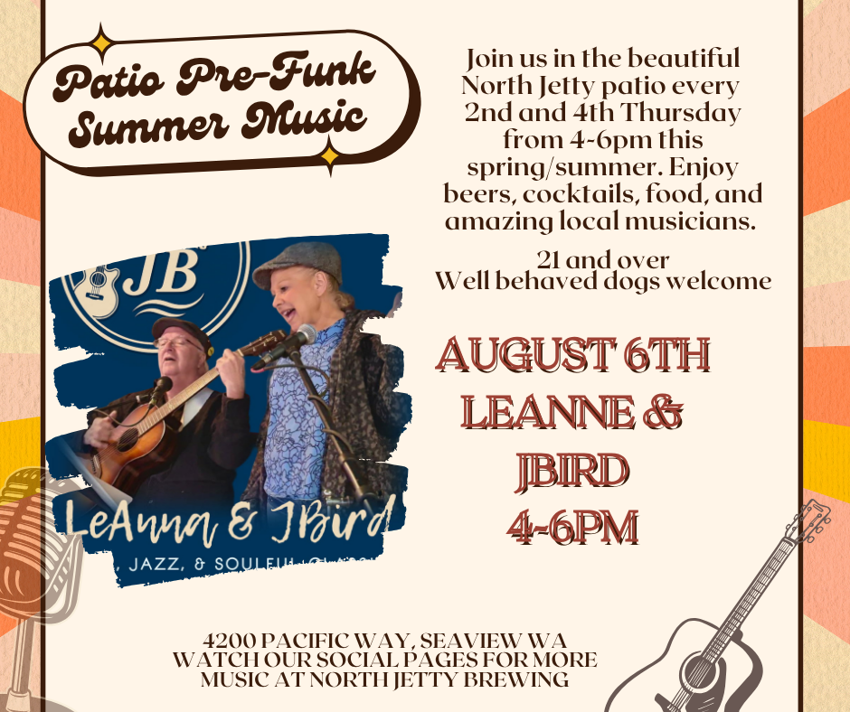 Live Music- LeAnne & JBird Patio Pre-Funk Summer Music Series