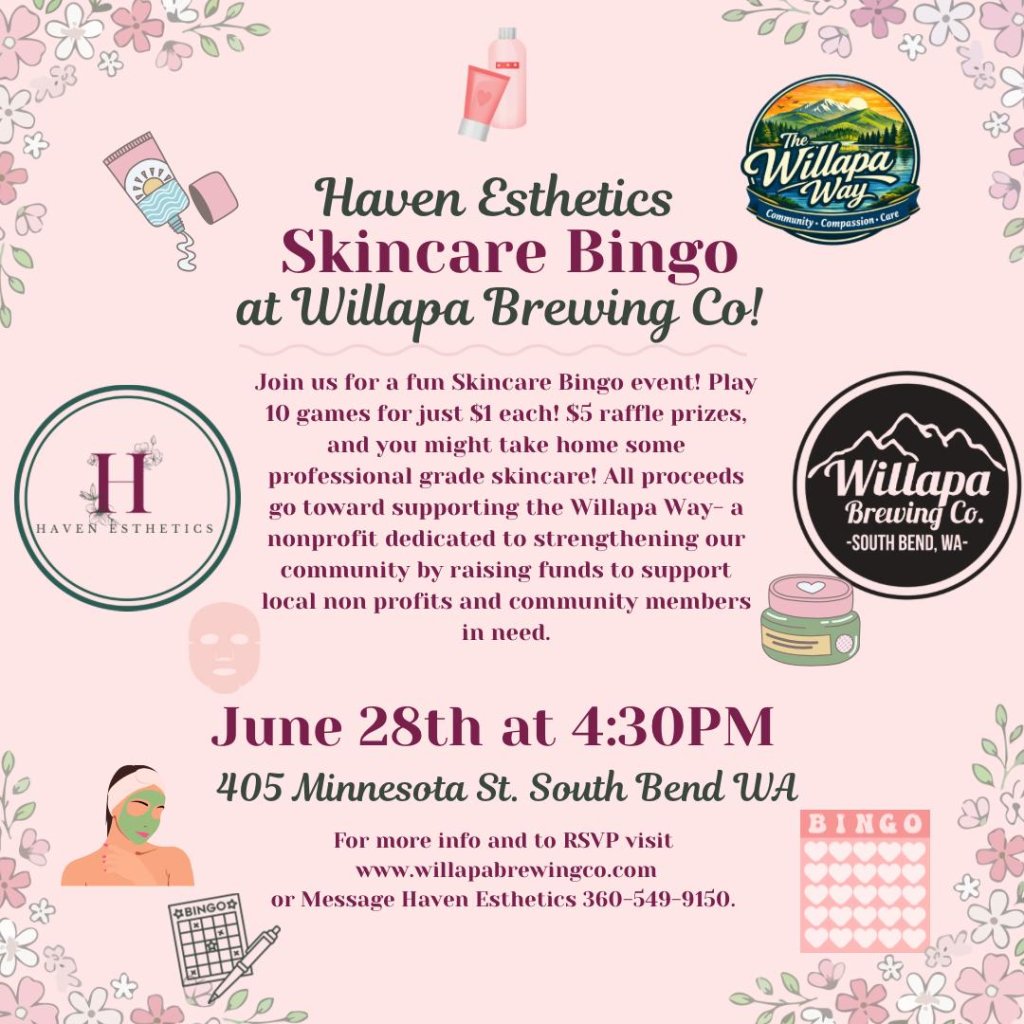 Skincare Bingo by Haven Esthetics