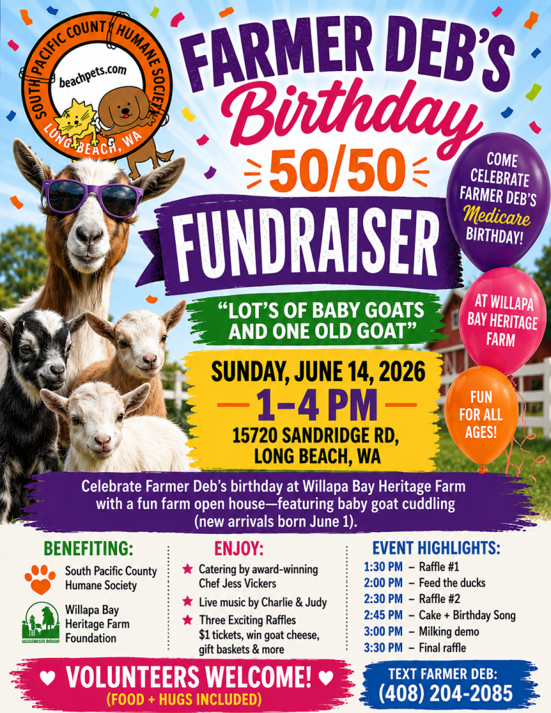 Farmer Deb's Birthday Fundraiser for SPCHS