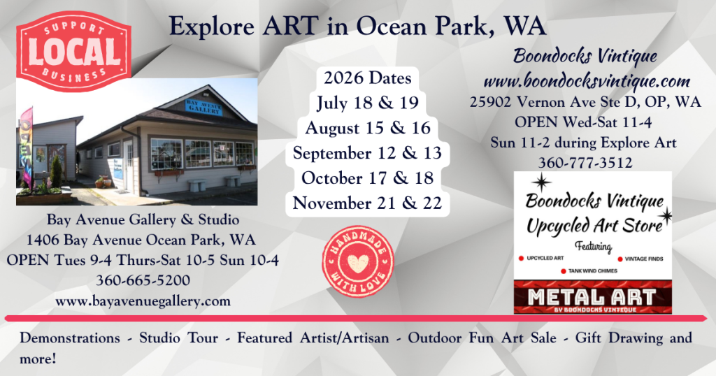 Explore ART in Ocean Park WA