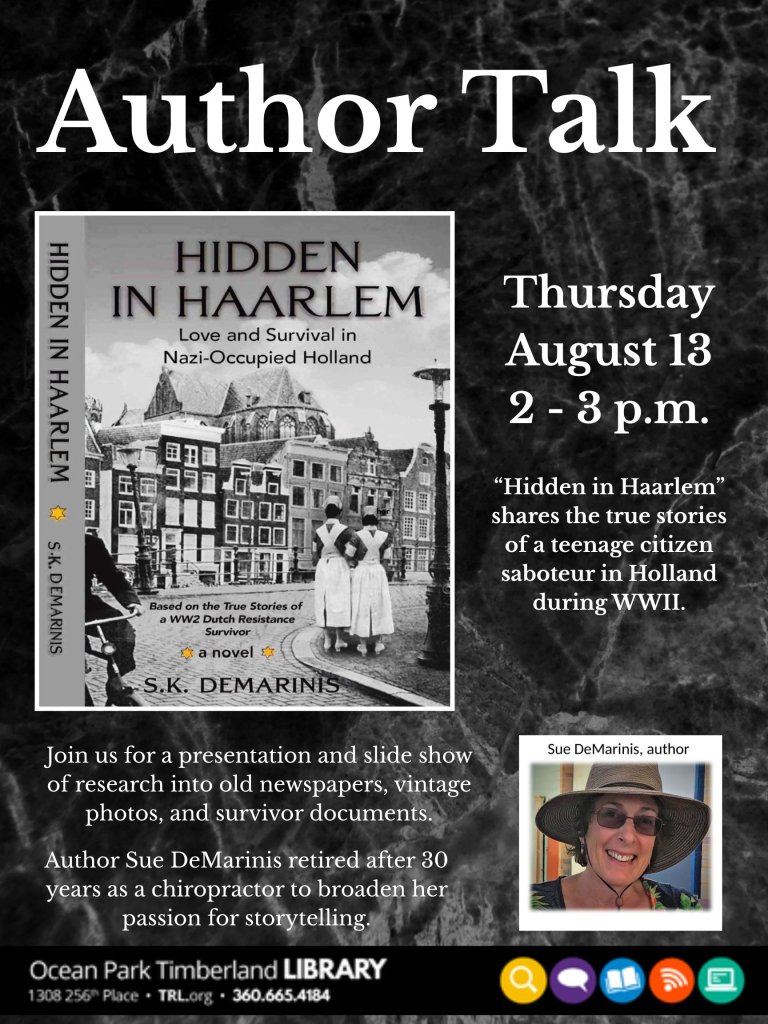 Author Talk: "Hidden in Haarlem" by Sue DeMarinis